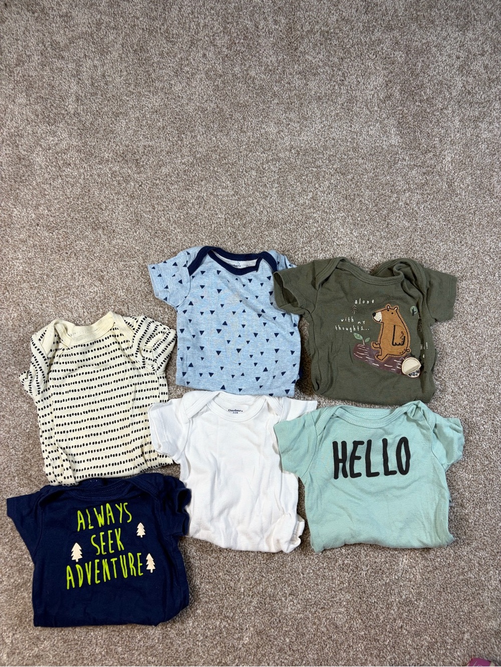 Baby Boys' 17 Piece Clothes Lot 0-3 Months, Gerber,H&M,